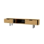 Szafka RTV-27 Drewno Lite Dąb Loft Lakier Rozmiary od 100 cm do 200 cm PREMIUM